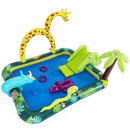 Jungle Inflatable Paddling Pool with Giraffe Sprinkler – Multicolour