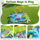 Jungle Inflatable Paddling Pool with Giraffe Sprinkler – Multicolour