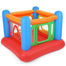 Inflatable Bounce House with Transparent Side Panels – Blue