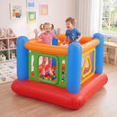 Inflatable Bounce House with Transparent Side Panels – Blue