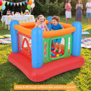 Inflatable Bounce House with Transparent Side Panels – Blue