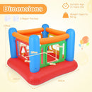 Inflatable Bounce House with Transparent Side Panels – Blue