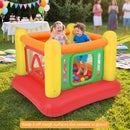 Inflatable Bounce House with Transparent Side Panels – Yellow