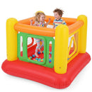 Inflatable Bounce House with Transparent Side Panels – Yellow
