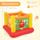 Inflatable Bounce House with Transparent Side Panels – Yellow