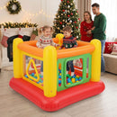 Inflatable Bounce House with Transparent Side Panels – Yellow
