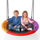 120cm Saucer Swing with Headrest and Handles – Multicolour