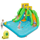 Inflatable Water Park with Twin Slides and included 680W blower