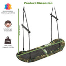 123cm Platform Swing with Adjustable Handles – Green