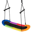 123cm Platform Swing with Adjustable Handles – Multicolour