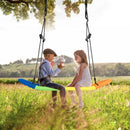 123cm Platform Swing with Adjustable Handles – Multicolour