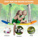 123cm Platform Swing with Adjustable Handles – Multicolour