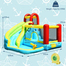 Inflatable Kids Water Slide Bouncer with Splash Pool