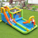 Inflatable Water Play Park with Slide and 680W Blower – Multicolour