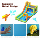 Inflatable Water Play Park with Slide and 680W Blower – Multicolour