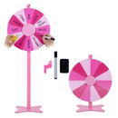 60 cm Adjustable Prize Wheel with Write-On Segments – Pink
