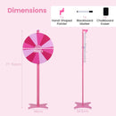 60 cm Adjustable Prize Wheel with Write-On Segments – Pink