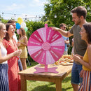 60 cm Adjustable Prize Wheel with Write-On Segments – Pink