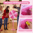 60 cm Adjustable Prize Wheel with Write-On Segments – Pink