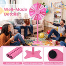 60 cm Adjustable Prize Wheel with Write-On Segments – Pink