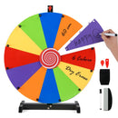 60 cm Tabletop Prize Wheel with Erasable Segments – Multicolour