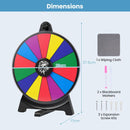 Folding Prize Wheel with Write-On Segments – Multicolour / Type A
