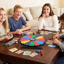 Folding Prize Wheel with Write-On Segments – Multicolour / Type B