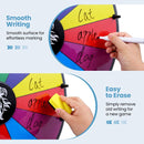 Folding Prize Wheel with Write-On Segments – Multicolour / Type B