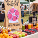 Folding Prize Wheel with Write-On Segments – Pink / Type A