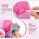 Folding Prize Wheel with Write-On Segments – Pink / Type A
