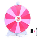 Folding Prize Wheel with Write-On Segments – Pink / Type B
