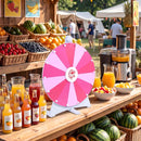 Folding Prize Wheel with Write-On Segments – Pink / Type B