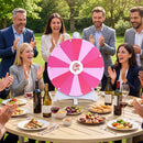Folding Prize Wheel with Write-On Segments – Pink / Type B