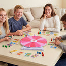 Folding Prize Wheel with Write-On Segments – Pink / Type B