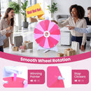 Folding Prize Wheel with Write-On Segments – Pink / Type B