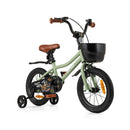 Kids Bicycle with Basket and Training Wheels – TS10237GN-14
