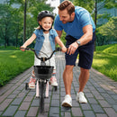 Kids Bicycle with Basket and Training Wheels – TS10237PI-18