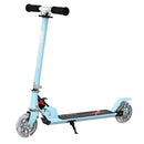 Lightweight Folding Kids Scooter with LED Wheels – Light Blue