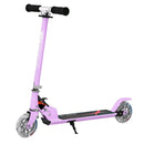 Lightweight Folding Kids Scooter with LED Wheels – Purple