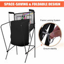 Dual-Hoop Basketball Arcade Game with Electronic Scoring – Black