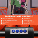 Dual-Hoop Basketball Arcade Game with Electronic Scoring – Black