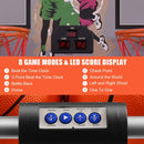Dual-Hoop Basketball Arcade Game with Electronic Scoring – Grey