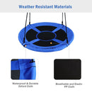 100cm Round Saucer Swing with Adjustable Ropes – Blue