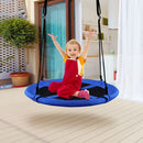 100cm Round Saucer Swing with Adjustable Ropes – Blue