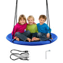 100cm Round Saucer Swing with Adjustable Ropes – Blue