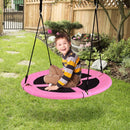 100cm Round Saucer Swing with Adjustable Ropes – Pink