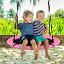 100cm Round Saucer Swing with Adjustable Ropes – Pink