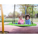 100cm Round Saucer Swing with Adjustable Ropes – Green
