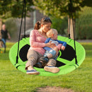 100cm Round Saucer Swing with Adjustable Ropes – Green