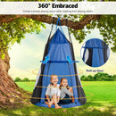 102cm Saucer Swing with Removable Play Tent – Blue